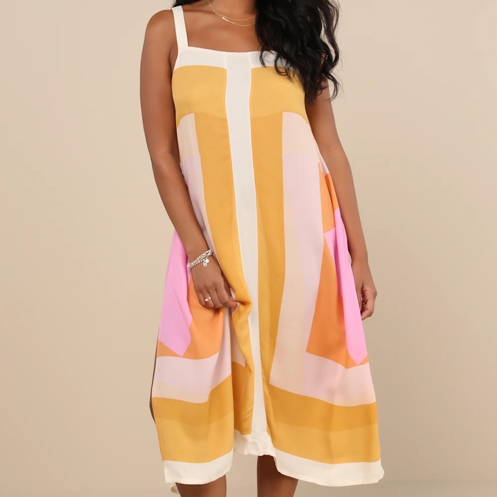 Miranda White Multi Geometric Print Midi Dress
O'Neill - Picture 4 of 16
